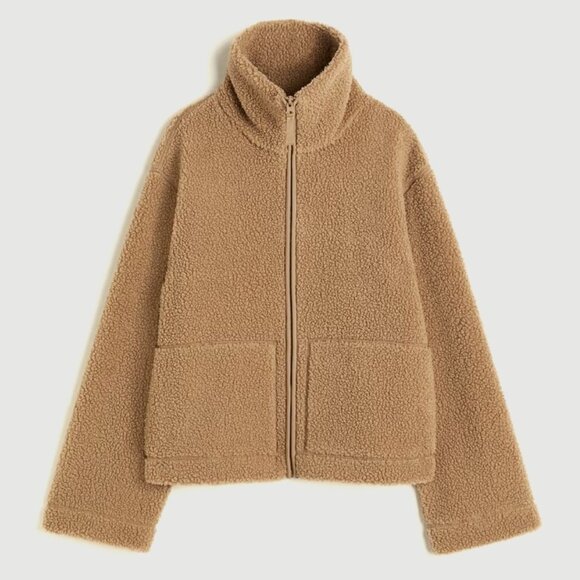 H&M Teddy Bear Sherpa Jacket, XS - Picture 1 of 4